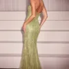 SEQUIN STRAPLESS FITTED DRESS CC416