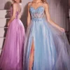 LACE & TULLE A-LINE DRESS CD0234